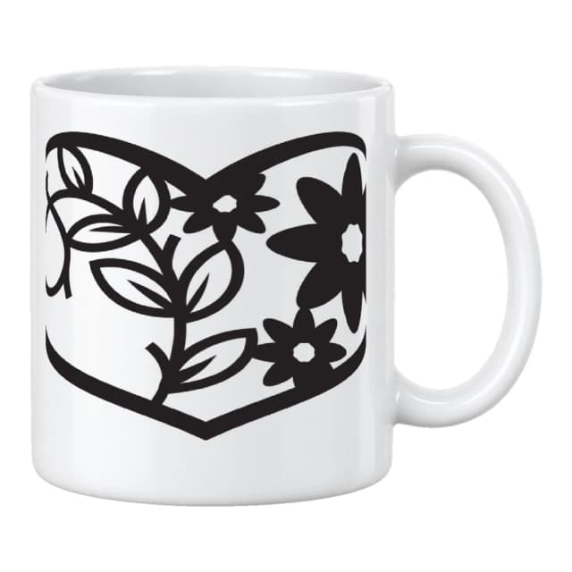 Mug — Cœur en dentelle